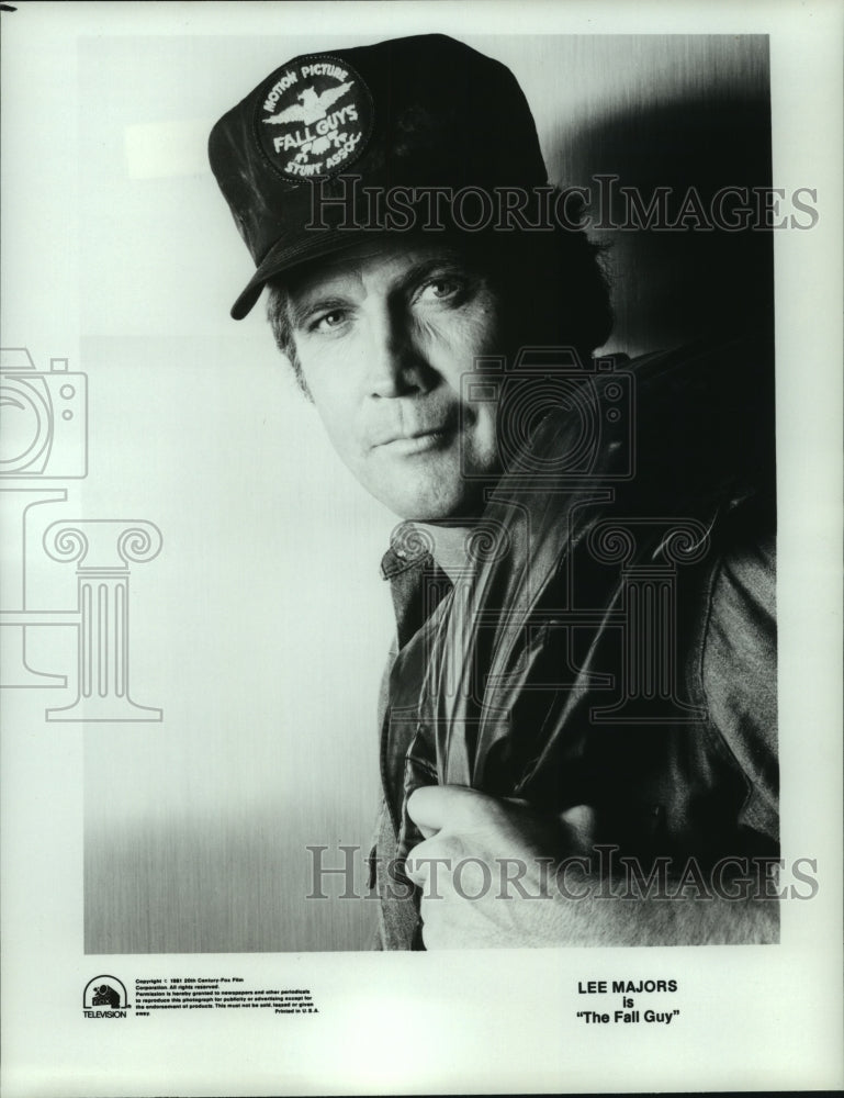 1981 Press Photo Lee Majors acts in &quot;The Fall Guy&quot; series - hcp04309- Historic Images