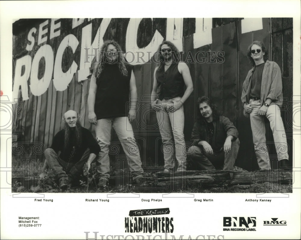 1997 Press Photo Members of the music group The Kentucky Head Hunters- Historic Images