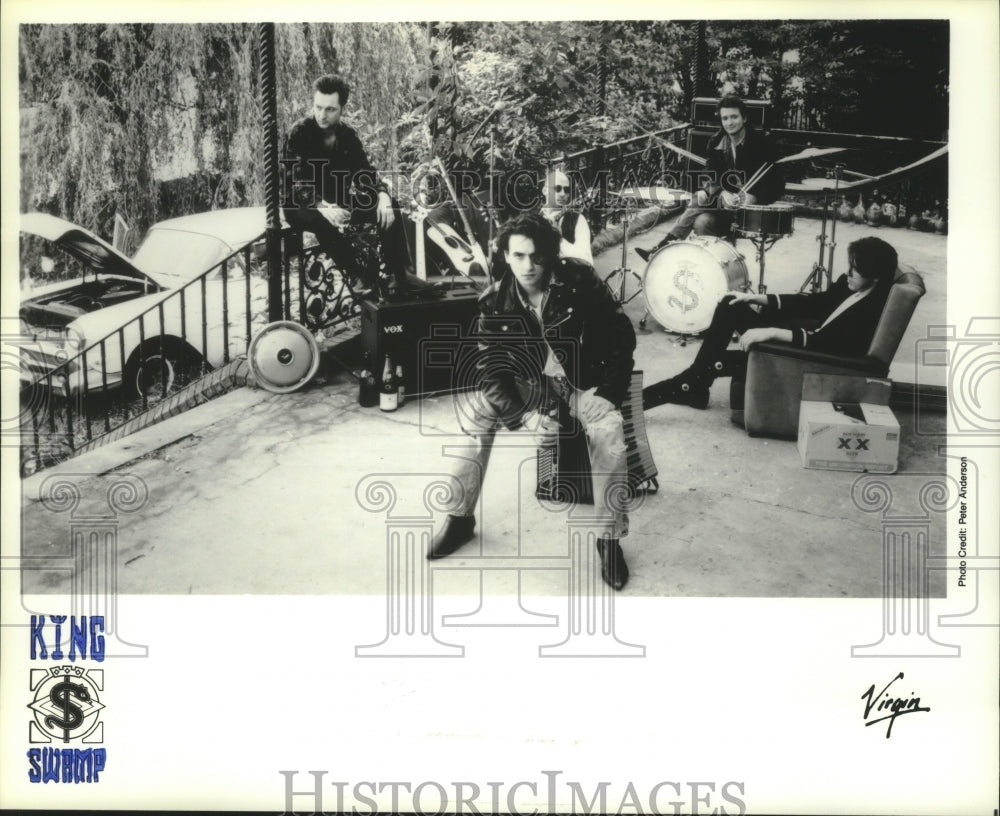 1989 Press Photo Members of the rock music group King Swamp - hcp04710- Historic Images