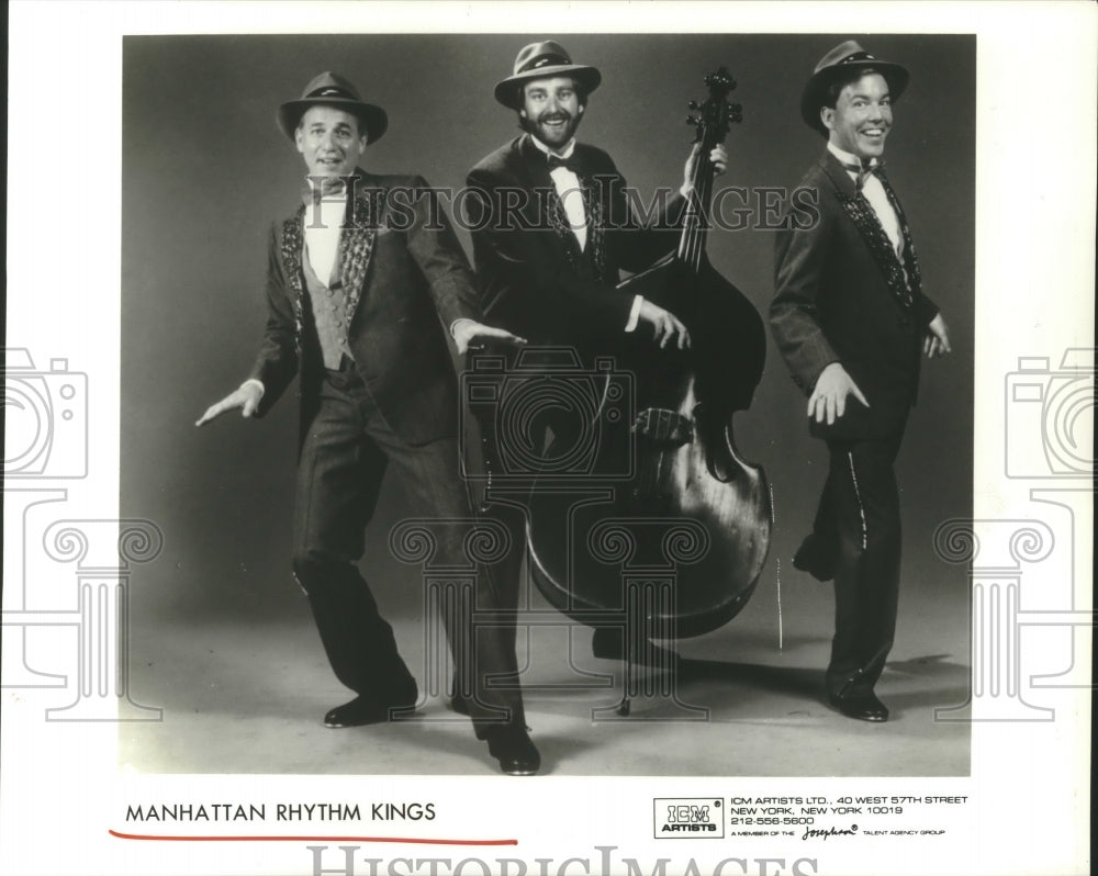 1991 Press Photo Members of the music group Manhattan Rhythm Kings - hcp04814- Historic Images