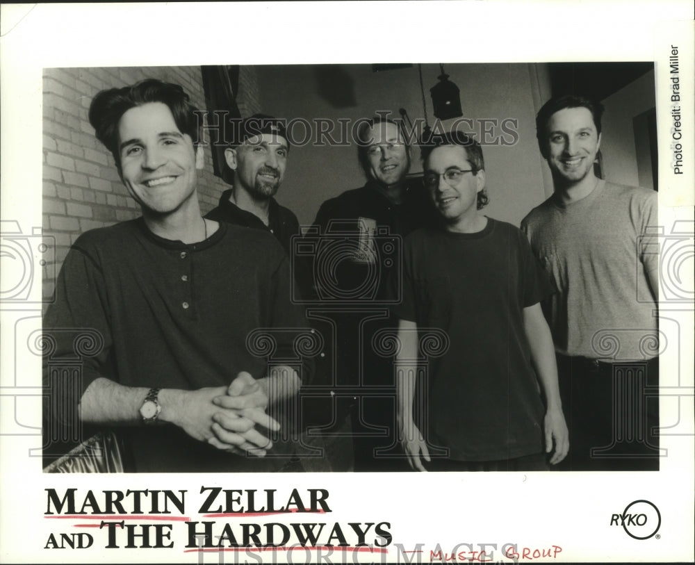 1996 Press Photo Members of the music group Martin Zellar and the Hardways- Historic Images