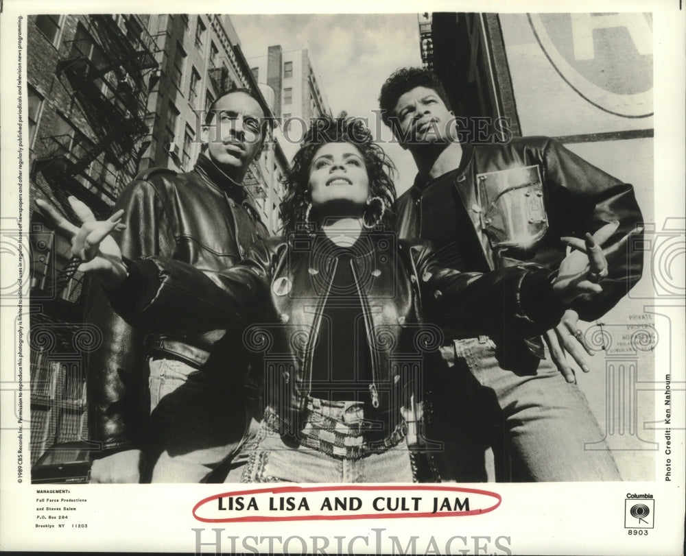 1989 Press Photo Members of the music group Lisa Lisa and Cult Jam - hcp04892- Historic Images