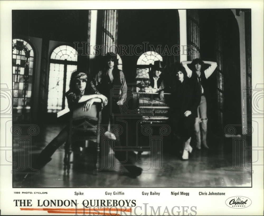 1990 Press Photo Music group The London Quireboys. - hcp04918- Historic Images