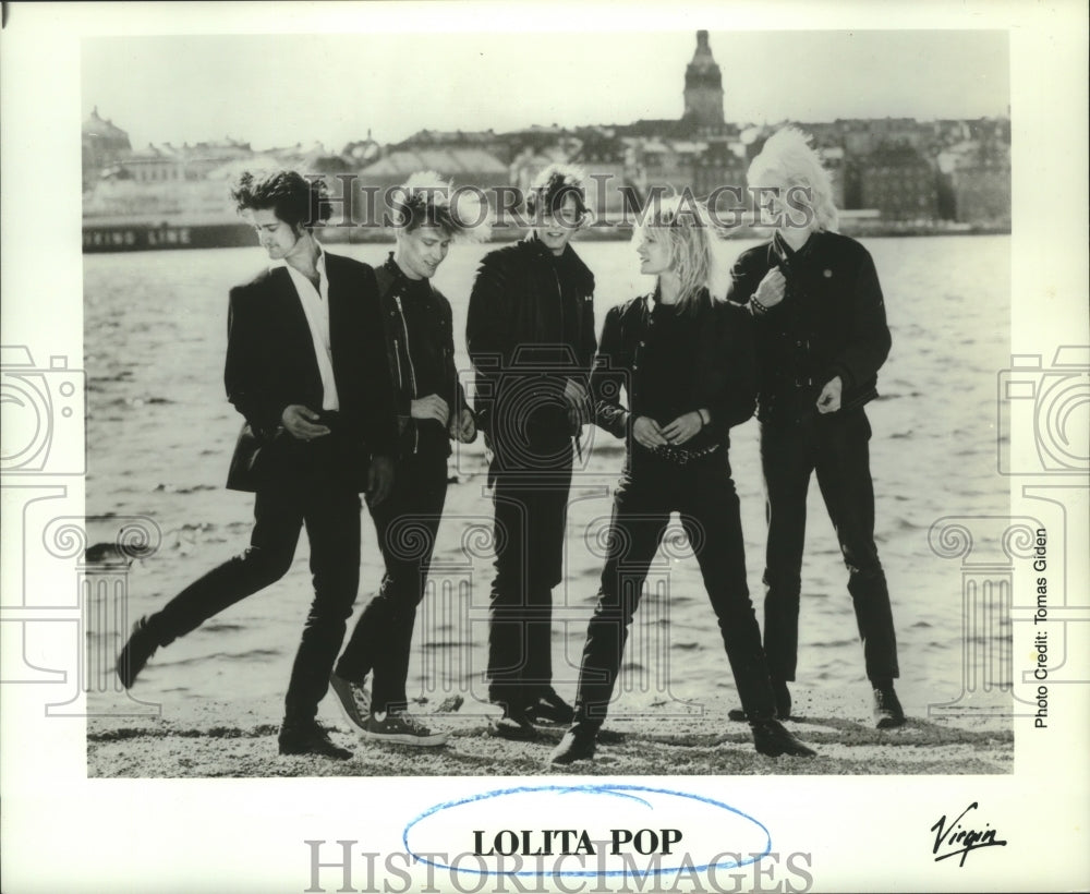 1987 Press Photo Music group Lolita Pop. - hcp04922- Historic Images