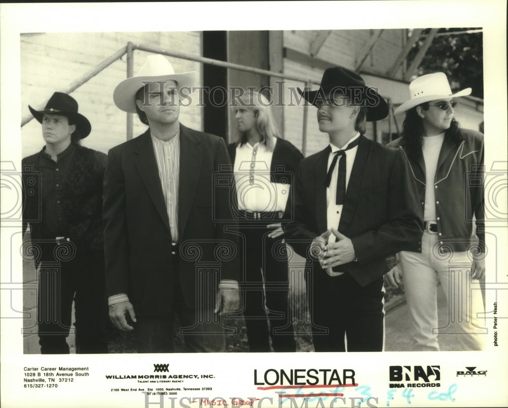 1989 Press Photo Music group Lonestar. - hcp04942- Historic Images