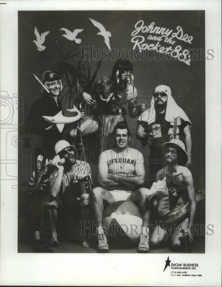 1989 Press Photo Rock group &quot;Johnny Dee and the Rocket 88&#39;s.&quot; - hcp04976- Historic Images