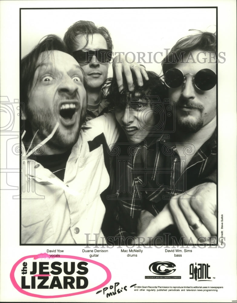 1994 Press Photo Members of the pop group &quot;The Jesus Lizard&quot;. - hcp04988- Historic Images