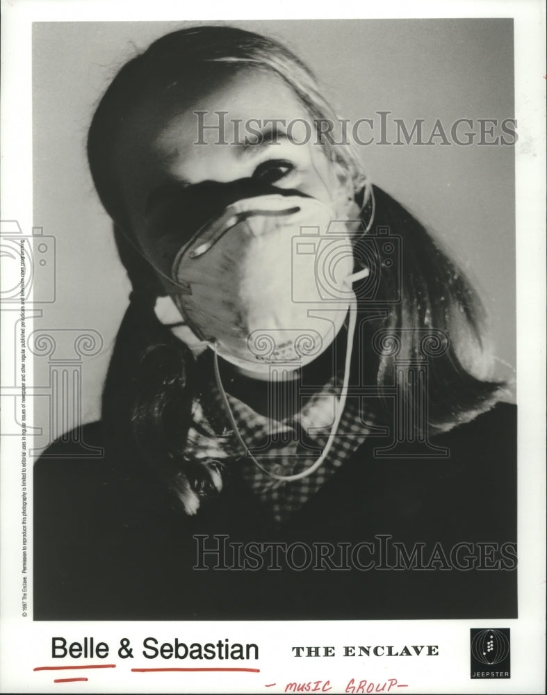 1997 Press Photo Member of the music group Belle &amp; Sebastian - hcp05078- Historic Images