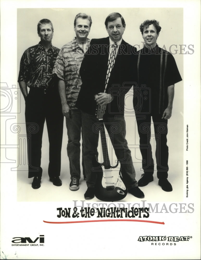 1996 Press Photo Members of the music group Jon &amp; The Nightriders - hcp05094- Historic Images