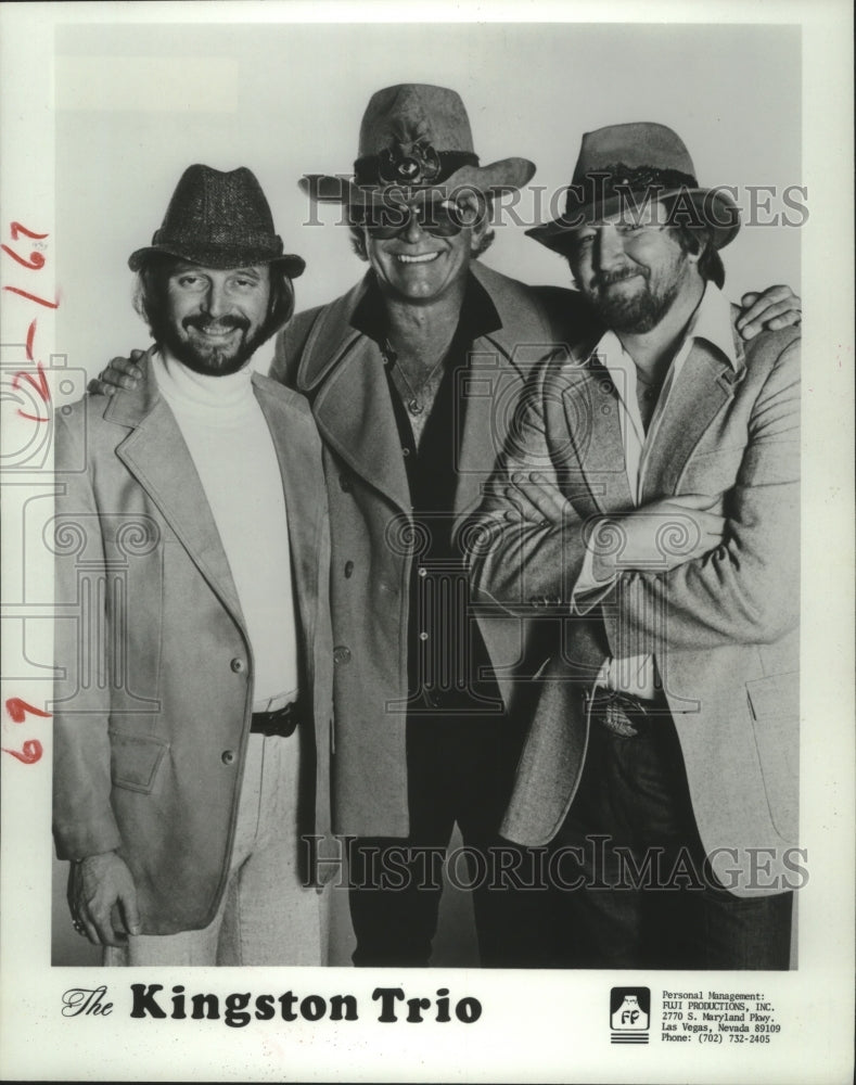 1981 Press Photo Classic folksters, The Kingston Trio. - hcp05251- Historic Images