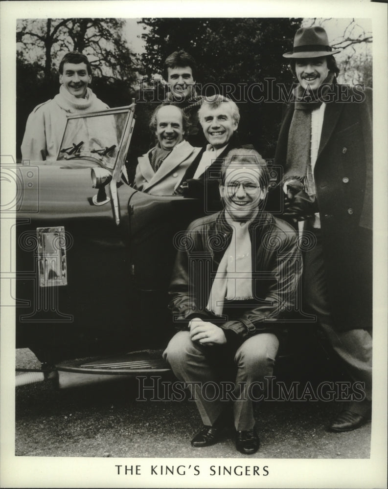 1987 Press Photo The King&#39;s Singers are England&#39;s foremost male vocal ensemble.- Historic Images