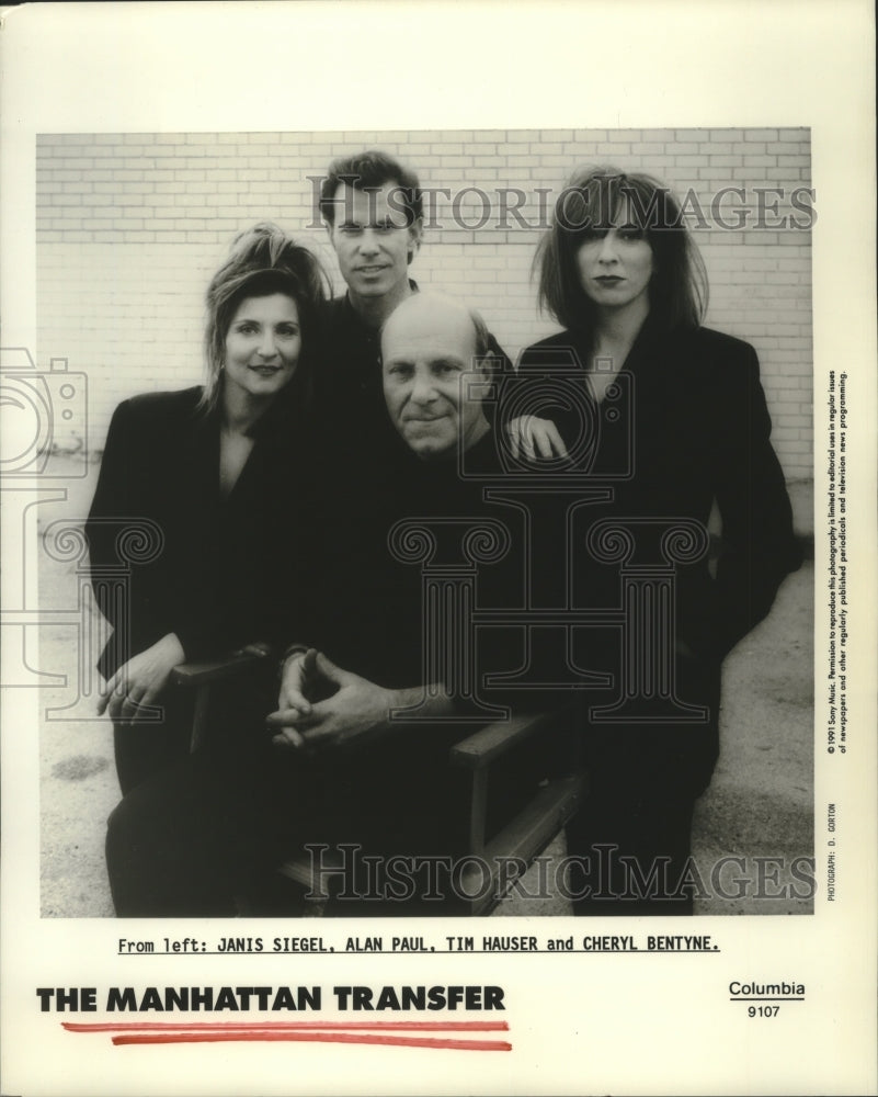 1991 Press Photo Members of the music group The Manhattan Transfer - hcp05352- Historic Images