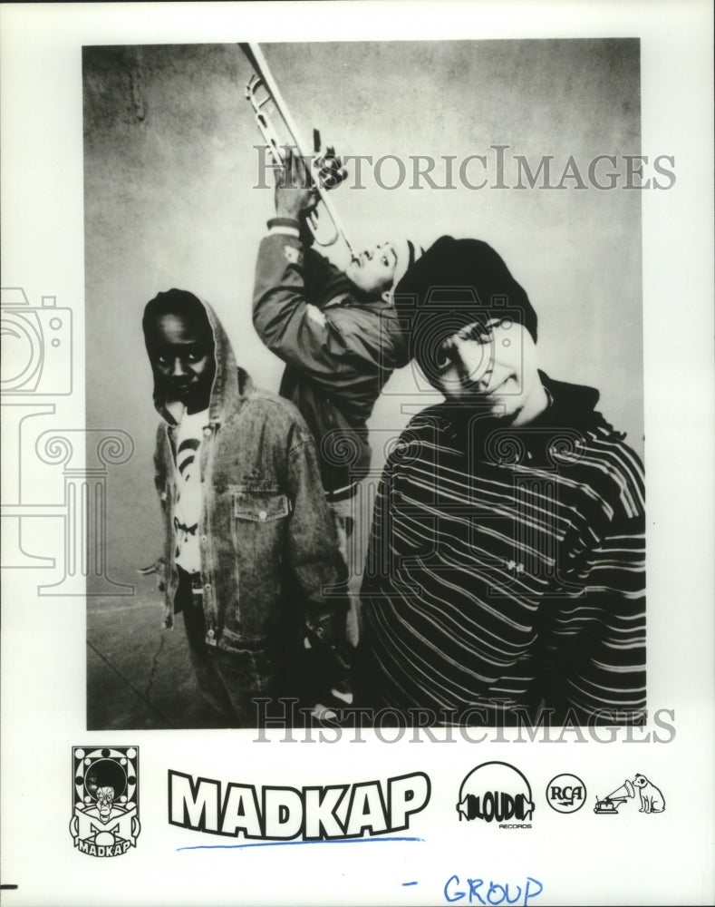 1993 Press Photo Members of the music group Madkap - hcp05356- Historic Images