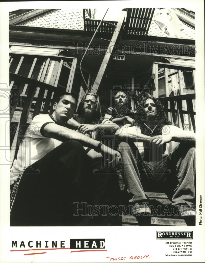 1997 Press Photo Members of the music group Machine Head - hcp05361- Historic Images