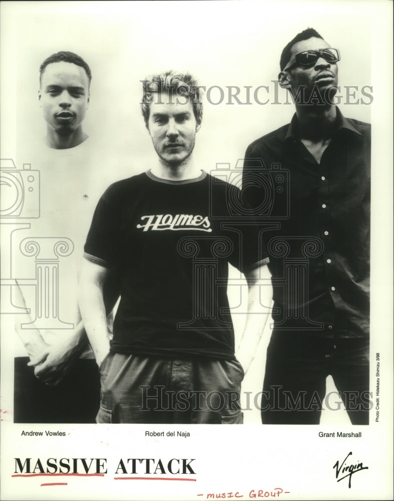 1998 Press Photo Members of the music group Massive Attack - hcp05402- Historic Images