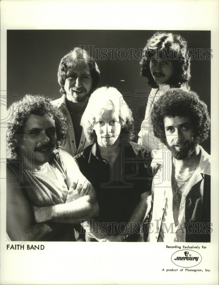 1981 Press Photo Members of the musical group Faith Band - hcp05459- Historic Images