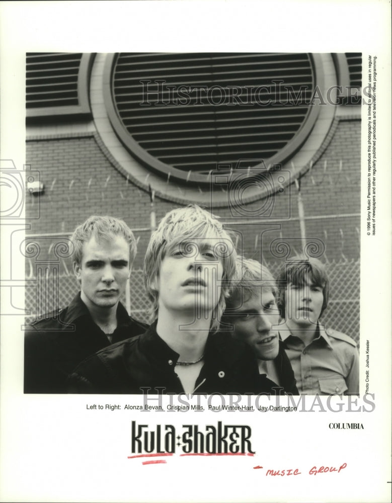 1996 Press Photo Members of the music group Kula Shaker - hcp05594- Historic Images