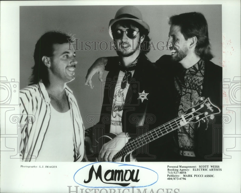 1987 Press Photo Music group Mamou. - hcp05653- Historic Images