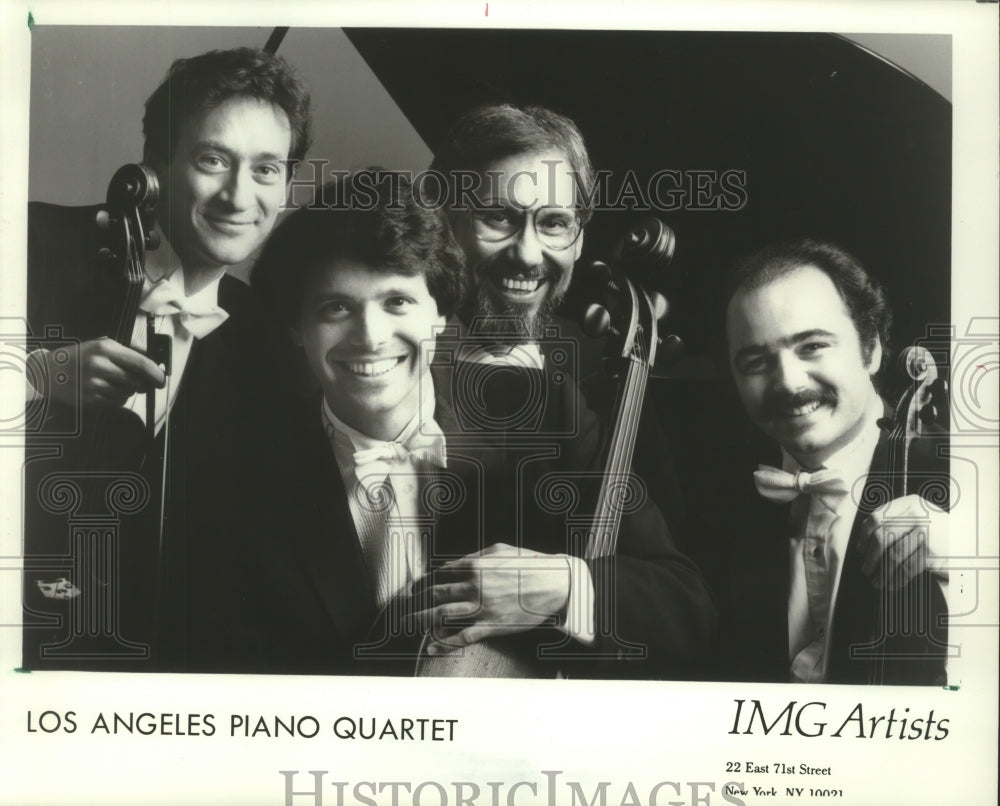 1987 Press Photo Los Angeles Piano Quartet - hcp05665- Historic Images