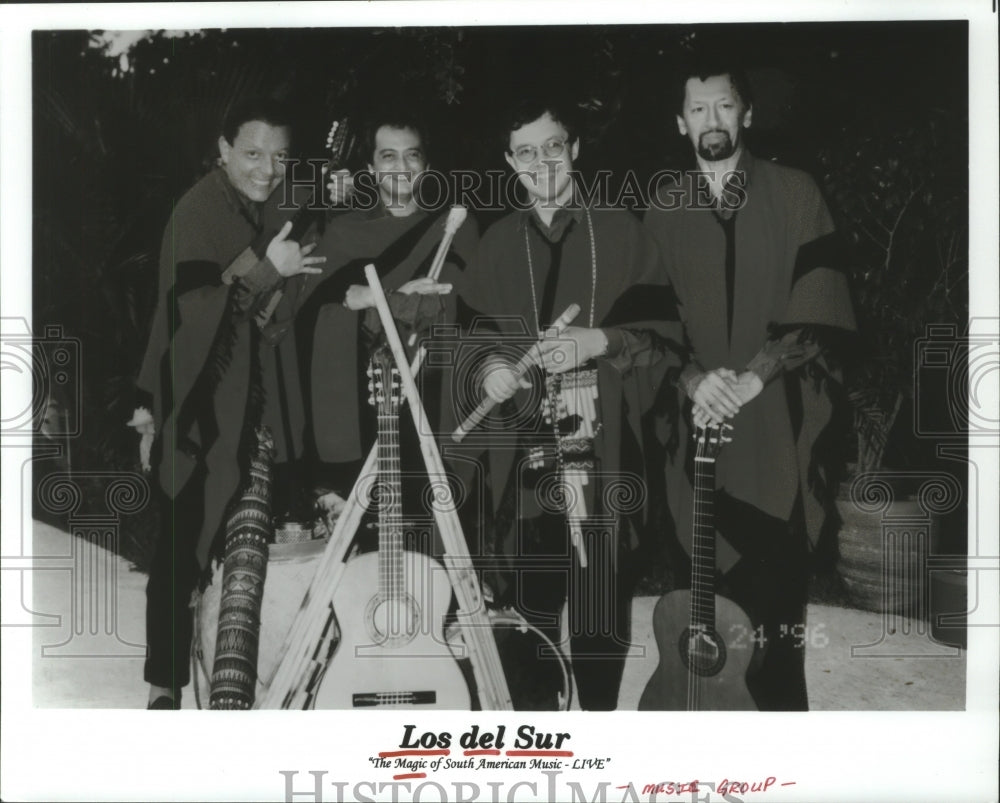 1997 Press Photo Los del Sur the magic of South American Music. - hcp05675- Historic Images