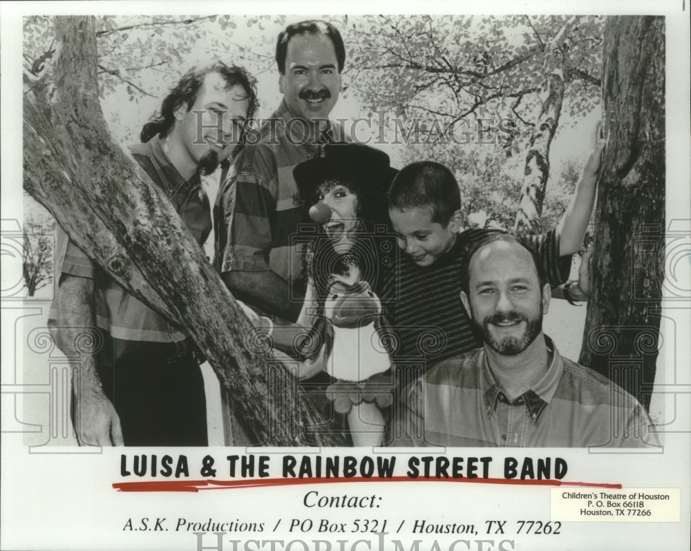 1996 Press Photo Luisa and The Rainbow Street Band - hcp05685- Historic Images