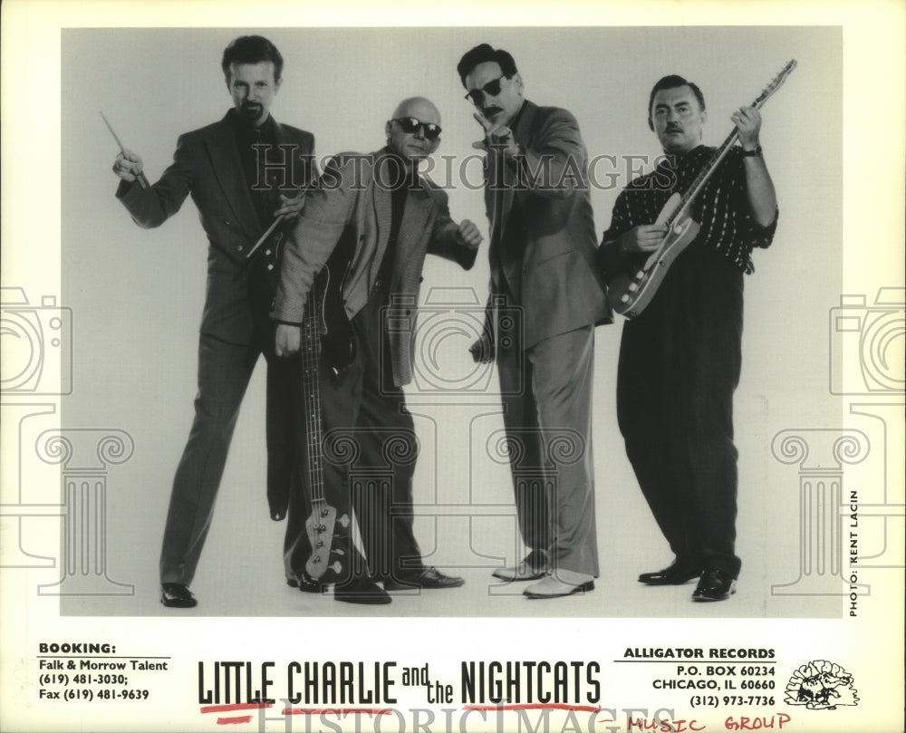 1994 Press Photo Musical group &quot;Little Charlie and the Nightcats&quot; - hcp05691- Historic Images