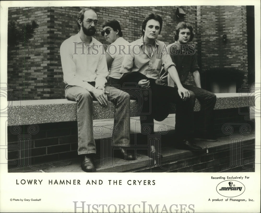 1981 Press Photo Pop music group "Lowry Hamner and The Cryers". - hcp05711- Historic Images