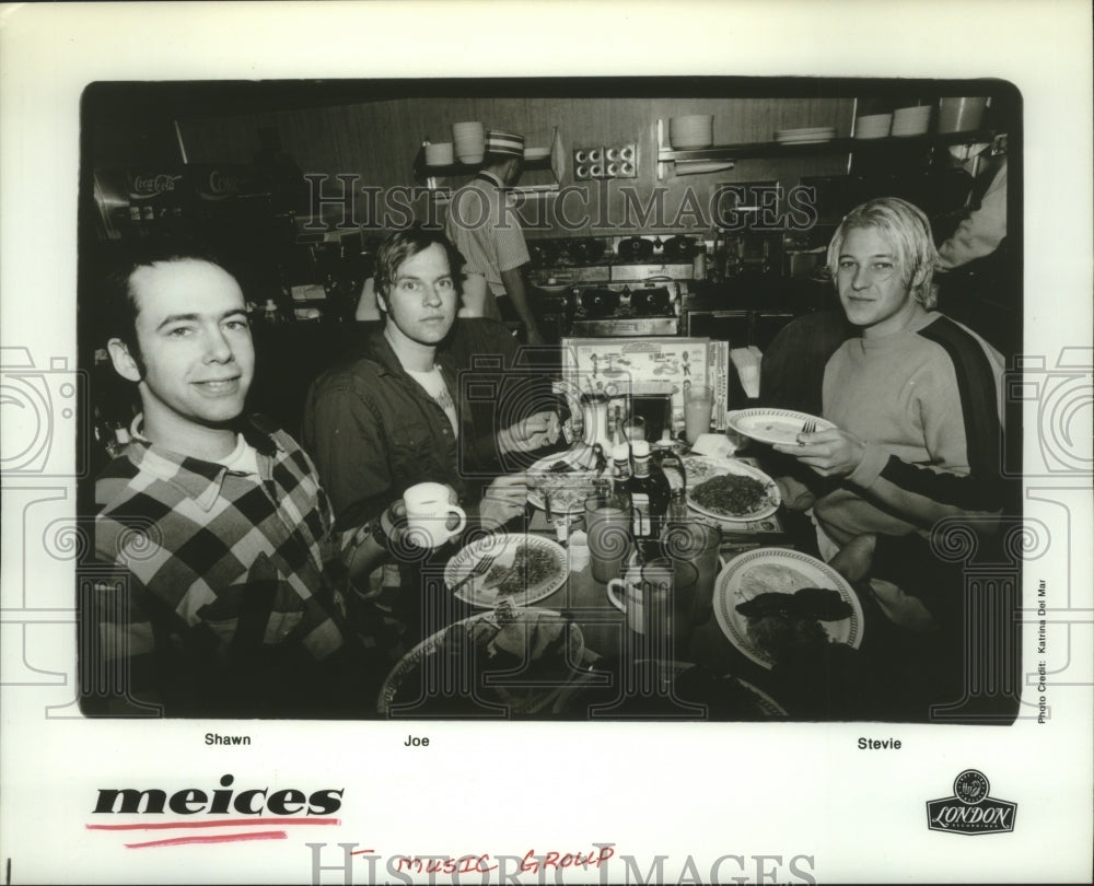 1996 Press Photo Members of the music group Meices - hcp05748- Historic Images