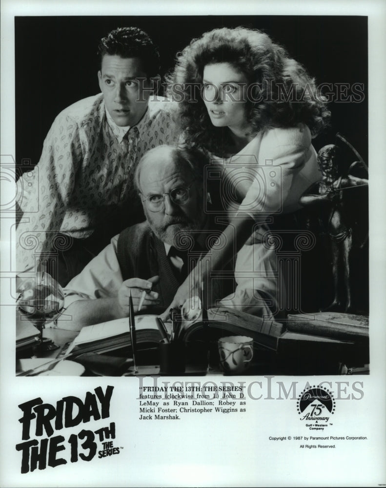 1989 Press Photo Cast from "Friday The 13th; The Series". - hcp05899- Historic Images