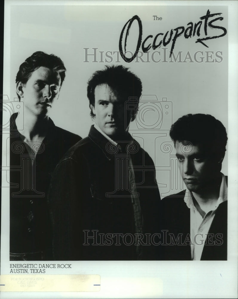 1988 Press Photo Rock group &quot;The Occupants&quot;. - hcp06013- Historic Images