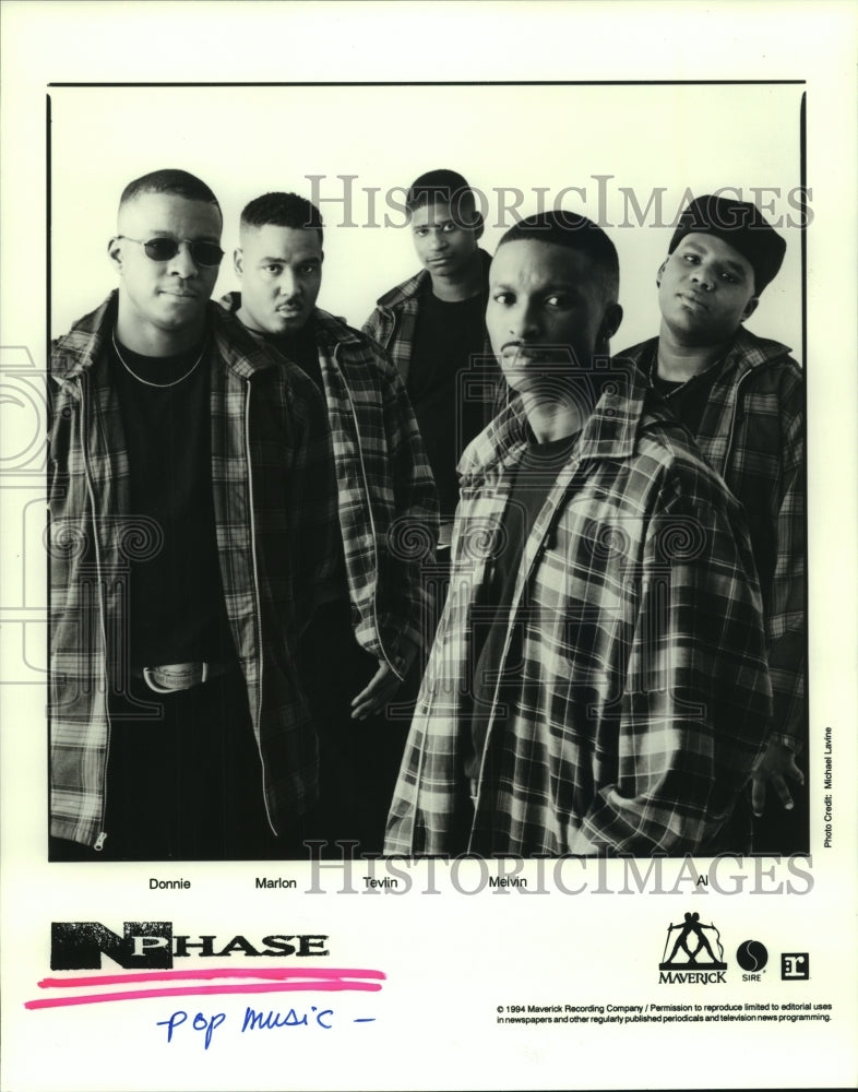 1994 Press Photo Pop music group NPhase. - hcp06025- Historic Images