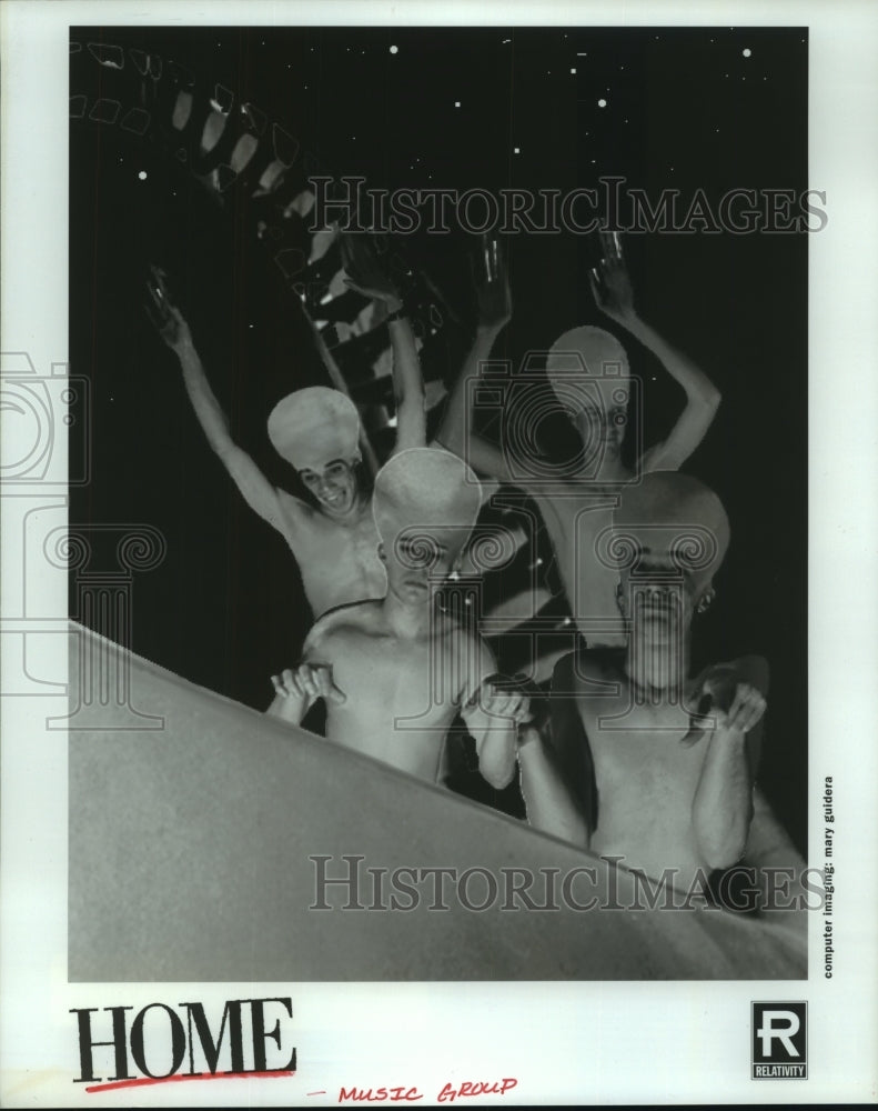 1995 Press Photo Members of the music group Home - hcp06097- Historic Images