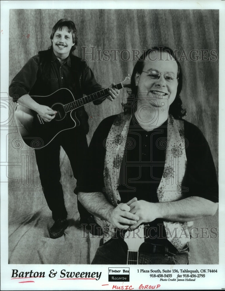 1997 Press Photo Barton and Sweeney-Music Group - hcp06508- Historic Images