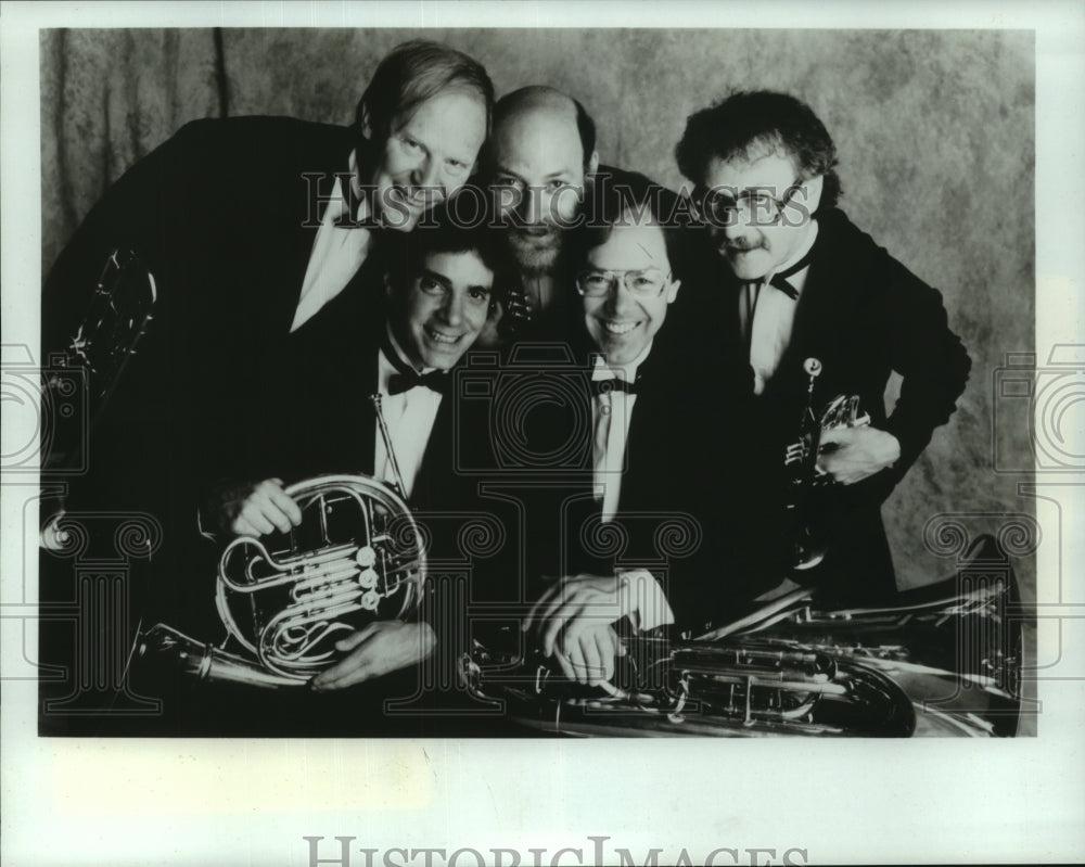 1987 Press Photo The Canadian Brass - hcp06582- Historic Images