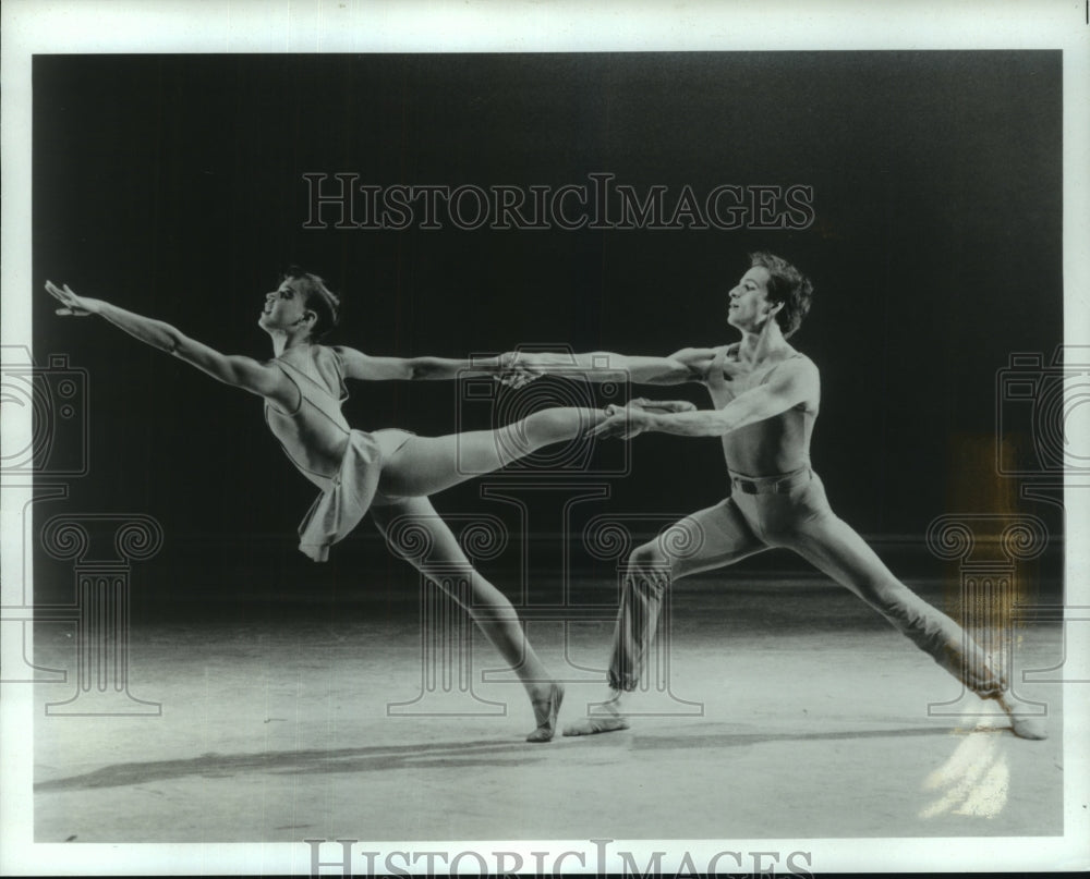 1987 Press Photo Dancers in Eliot Feld&#39;s &quot;Harbinger&quot;. - hcp06597- Historic Images