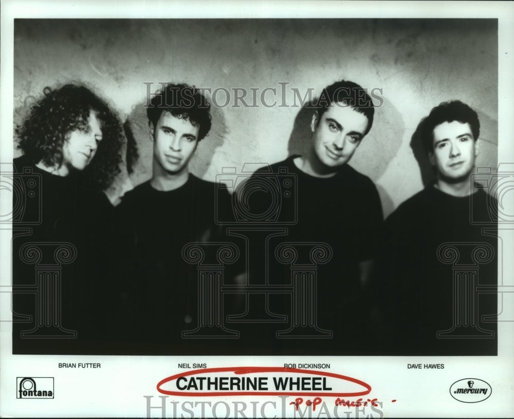 1992 Press Photo Pop music group Catherine Wheel. - hcp06622- Historic Images