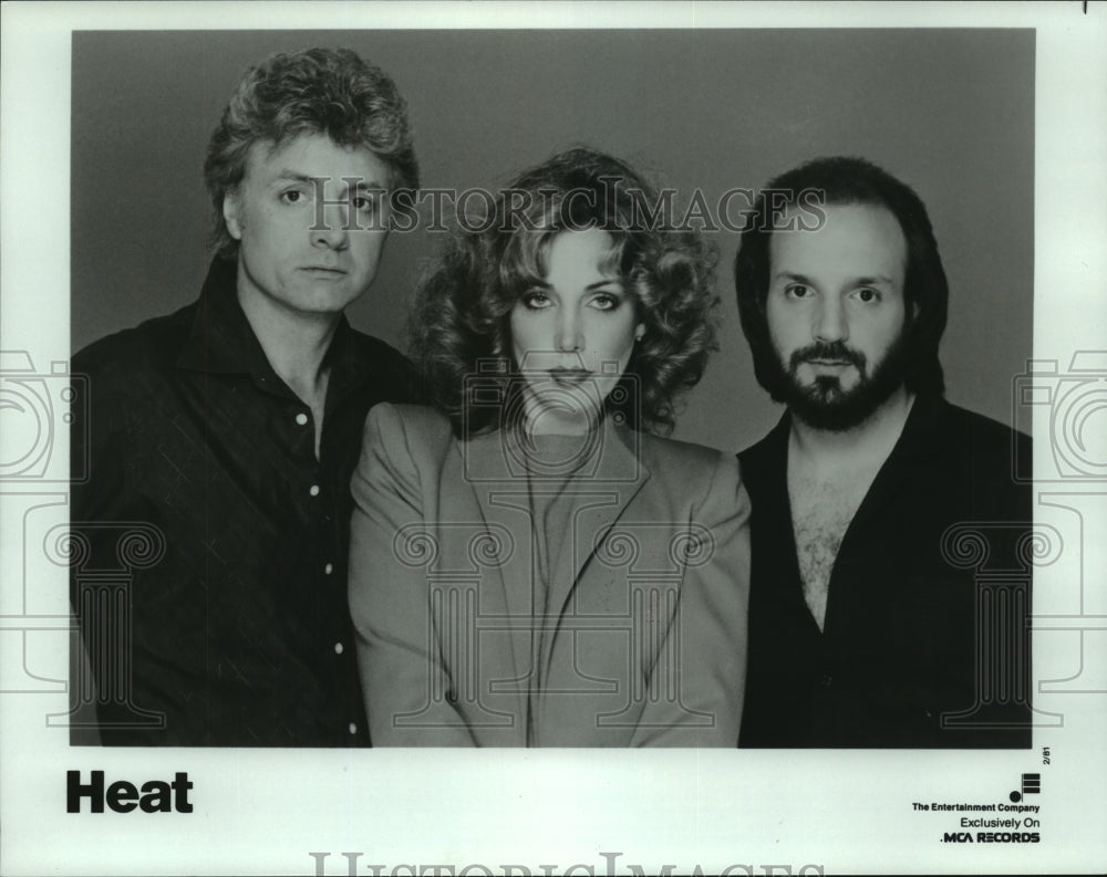 1981 Press Photo Pop music group &quot;Heat&quot;. - hcp07052- Historic Images