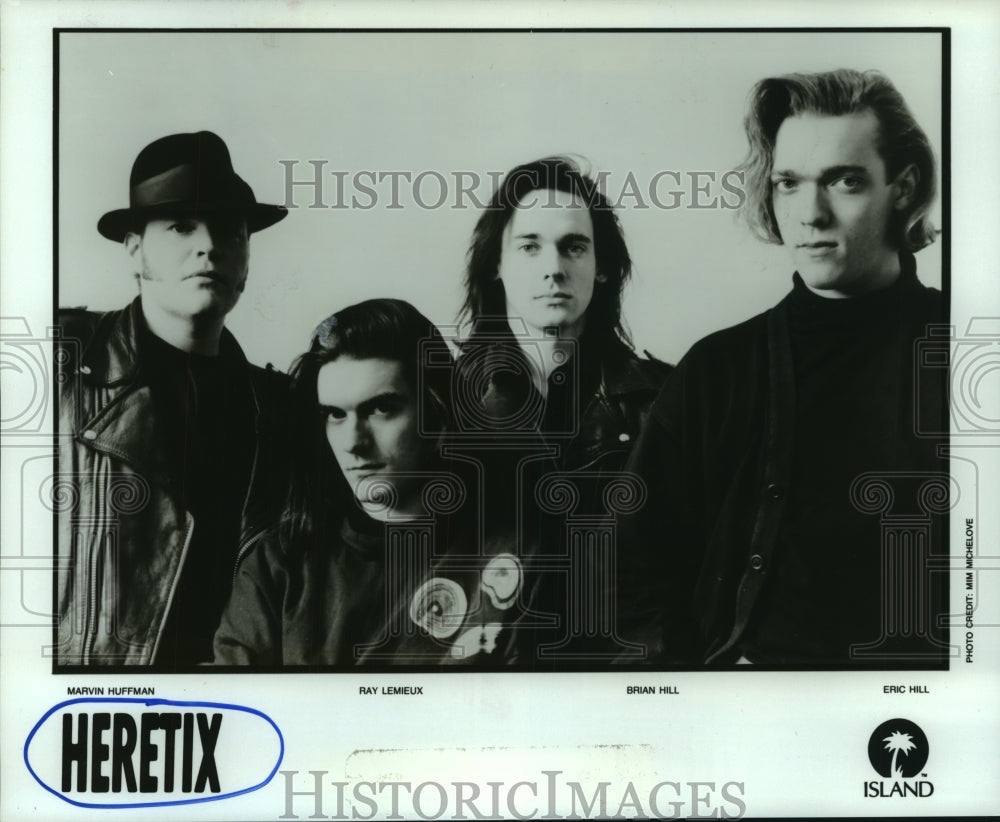 1989 Press Photo Heretix rock band - hcp07083- Historic Images