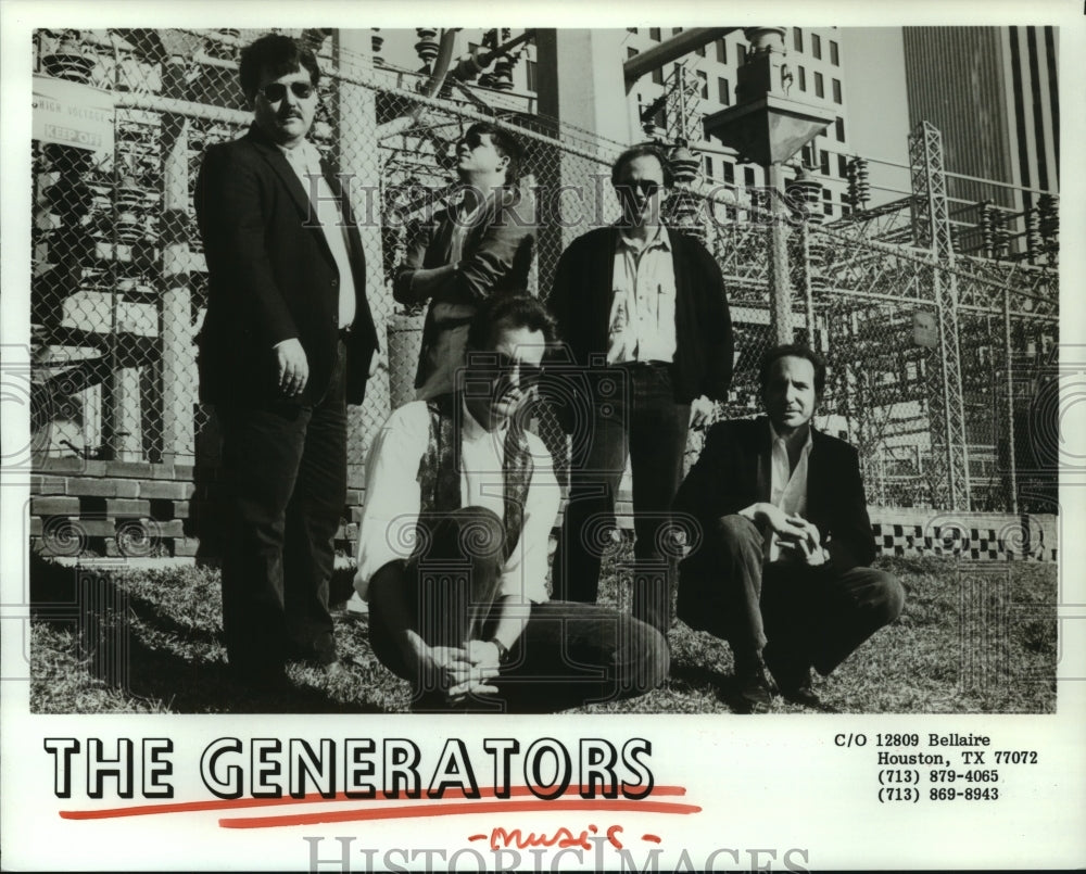 1989 Press Photo Music Group &quot;The Generators&quot; - hcp07170- Historic Images