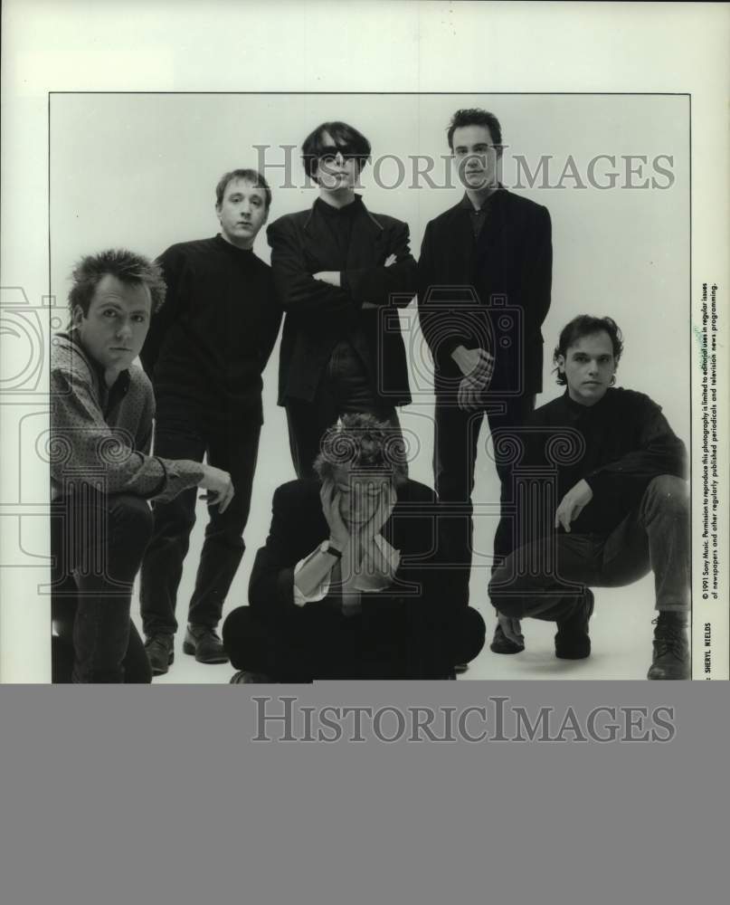 1991 Press Photo The Psychedelic Furs - Band represented by Sony Music- Historic Images