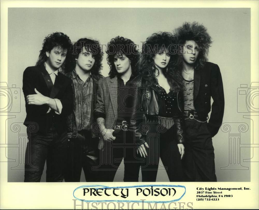 1988 Press Photo Rock music group Pretty Poison. - hcp07385- Historic Images