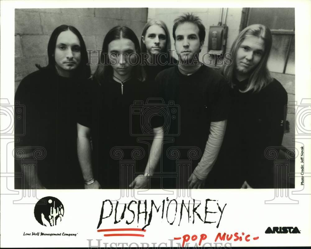 1998 Press Photo Pop Music Group &quot;Pushmonkey&quot; - hcp07432- Historic Images