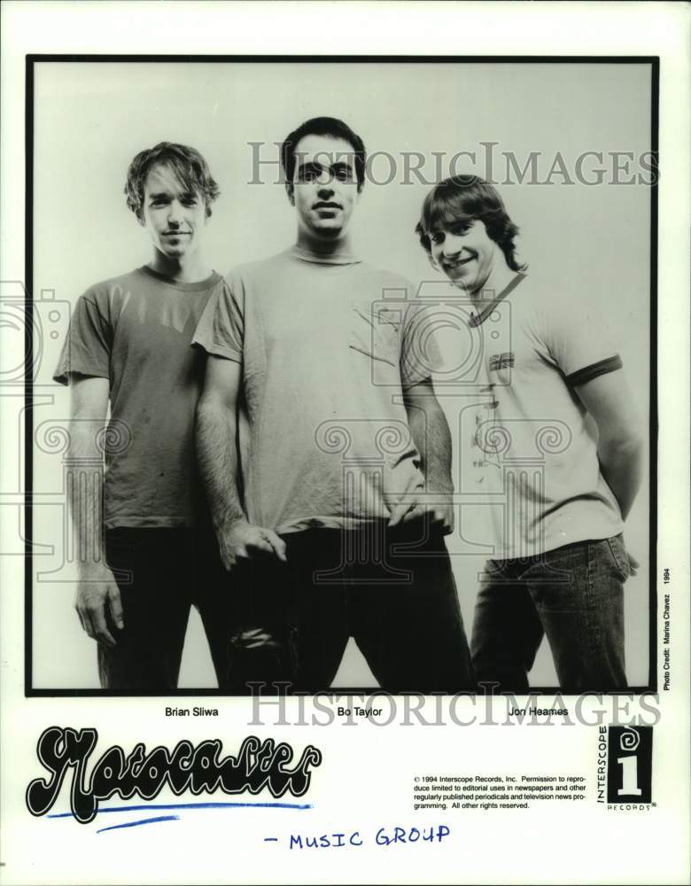 1994 Press Photo Music group Motocaster with Brian Sliwa, Bo Taylor, John Heames- Historic Images