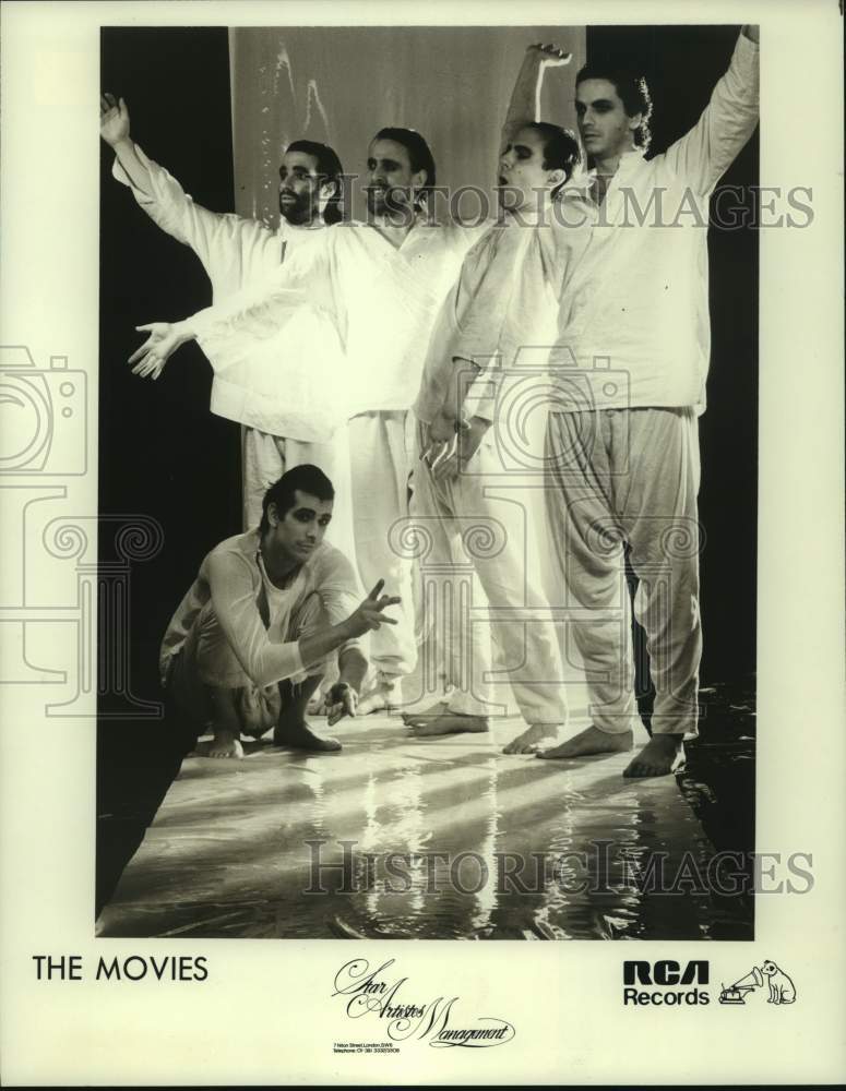 1981 Press Photo Pop Music Group &quot;The Movies&quot; - hcp07591- Historic Images