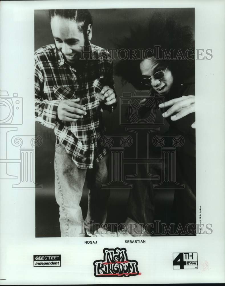 1994 Press Photo Music Group &quot;New Kingdom&quot; Members Nosaj, Sebastian - hcp07630- Historic Images