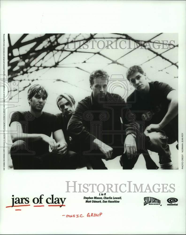 1997 Press Photo Musical group Jars Of Clay - hcp07675- Historic Images