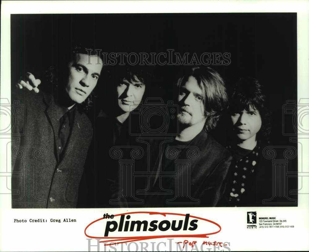 1996 Press Photo Members of the musical group "The Plimsouls" - hcp07691- Historic Images