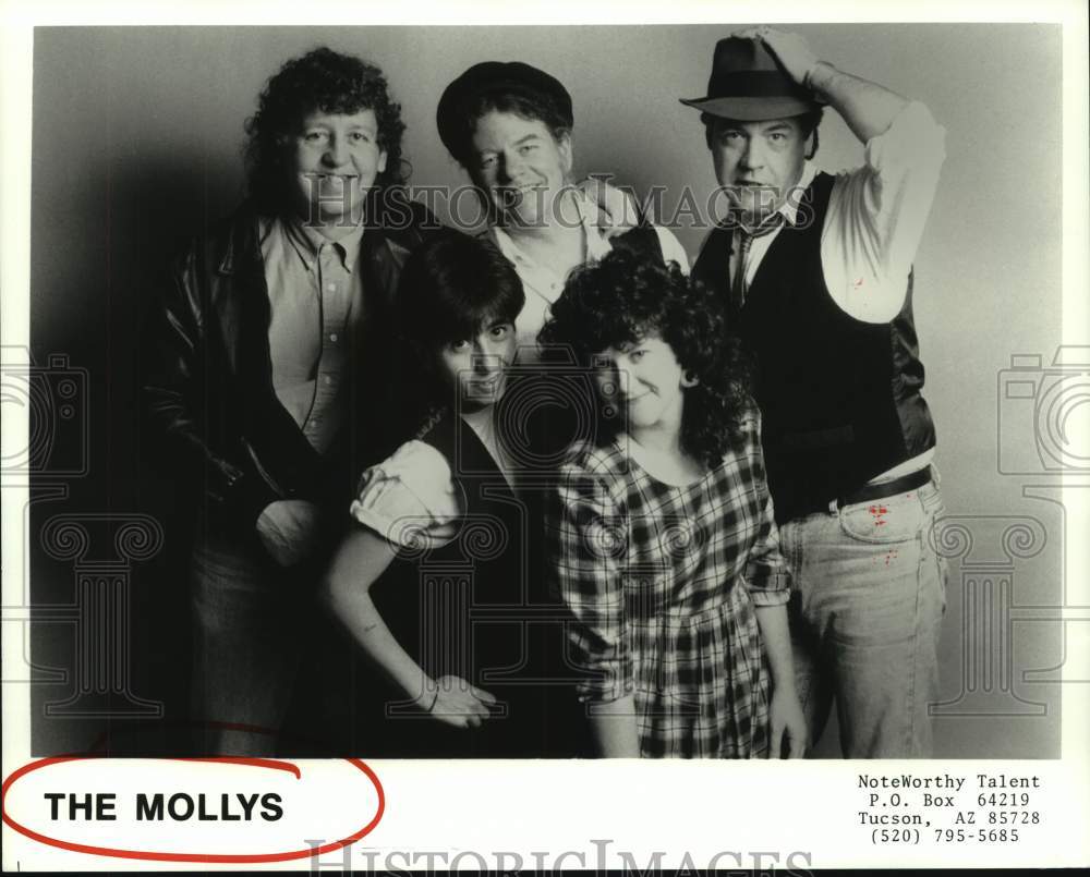 1998 Press Photo The Mollys - American folk rock band - hcp07748- Historic Images