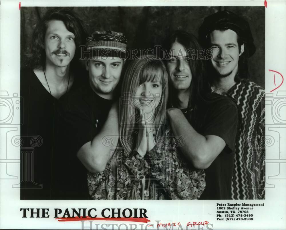 1994 Press Photo The Panic Choir rock group from Austin - hcp07832- Historic Images