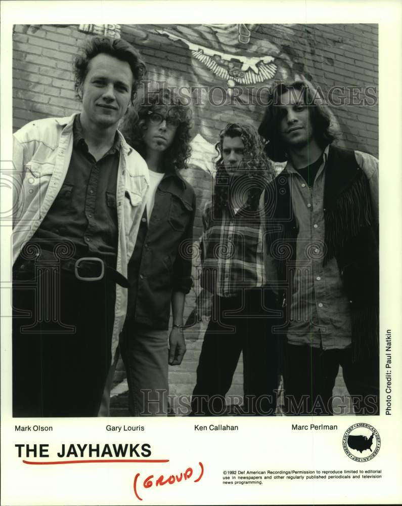 1992 Press Photo The Jayhawks band members - hcp07858- Historic Images